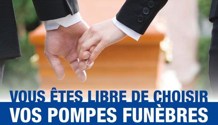 Publicité du groupe Funéris